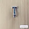 Estantería de Supermercado Tabla de Madera Tubo de Acero Inoxidable Barandilla Cerramiento Instalación Directa Sin Tornillos Conector Ferretería Accesorios
