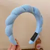 Amazon Nube Transfronteriza Aro para el Cabello Paño de Toalla Aro Retorcido para la Cabeza Esponja Europea y Americana Parte Superior Alta del Cráneo Lavado de Cara Hebilla Retorcida para la Cabeza