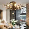 Lámpara de Rama de Cristal Retro de Gama Alta para Sala de Estar, Rama de Lámpara Decorativa para Bar, Restaurante, Tienda Americana, Club, Candelabro de Velas