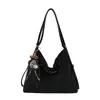Bolso de gamuza para mujer, gran capacidad, nueva moda, versátil, retro, de un solo hombro, cruzado, tote, mochila multifuncional