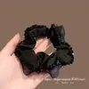 Goma para el pelo tipo coreano Dongdaemun de alta gama, lujosa, brillante, de dos tonos, con pedrería, para mujer, sujetador para la parte trasera de la cabeza