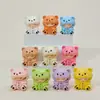 Nuevos Ositos de Gominola de Color Sólido Accesorios de Resina para Bricolaje Figuras de Dibujos Animados Caja Ciega Creativa 3D Adornos Lindos y Adorables
