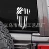 Amazon AliExpress Comércio Exterior Transfronteiriço Carro Bandeira EUA Flor Adesivo de Carro Decoração de Motocicleta Adesivo de Capô
