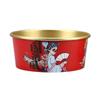 Xyt Espessado Folha de Ouro Redondo Tigela de Papel Descartável Embalagem para Viagem Caixa de Refeição Redonda Lanches Arroz Frito Macarrão Frio Camarão Escorregadio