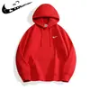 Sudadera con capucha para hombre, transfronteriza, primavera y otoño, color liso, corte holgado, camiseta deportiva de manga larga, capa base, estilo cálido, retro