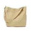 Bolsa de lona bolsa de algodón estilo ins femenino colgado estudiante coreano simple creativo diy impresión a color cremallera bolsa tote al por mayor