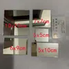 Lente de Espelho de Vidro Lado Único, Espelho Quadrado/Retangular de Alta Definição, Espessura de 1 mm, Sem Adesivo, Espelho Plano de Alta Definição, Compensação para Espelho Quebrado