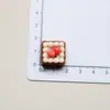 Accesorios de resina DIY cabeza de niña arcoíris gel de crema para pastel caja de almacenamiento de horquillas para el pelo material para funda de teléfono móvil hebilla de zapato