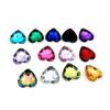 Plug Anal Prateado em Formato de Coração com Diamantes Coloridos Aleatórios, Produto para Adultos para Uso Externo, Dispositivo de Masturbação para Área Traseira para Homens e Mulheres