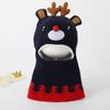 Sombrero de Invierno para Niños Sombrero Lei Feng Bufanda para el Cuerpo Sombrero de Navidad Sombrero Tejido con Protección Facial de Ciervo de Dibujos Animados con Forro Polar Sombrero a Prueba de Viento