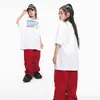 Roupas de Jazz para Meninas Roupas de Performance para Passarela Hip-Hop Traje Hip-Hop Roupas de Performance de Jazz Roupas Modernas Hip-Hop para Crianças