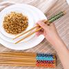 Hashis de Bambu para Casa Restaurante Panela Quente Utensílios de Mesa Cozinha Casa 100 Cor Madeira Maciça Pontiagudos Longos Hashis para Uso Diário