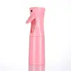 Botella pulverizadora para regar flores de 200/300/500 ml Botella pulverizadora de alta presión para peluquería Botella pulverizadora continua Regadera
