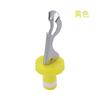 Tapón Creativo de Silicona para Botella de Cerveza, Sello de Presión Manual para Vino Tinto, Tapón de Botella de Vino a Prueba de Fugas, Vacío