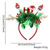 Navidad Dibujos Animados Muñeco de Nieve Reno Diadema de Rayas de Colores Decoración para Fiestas Infantiles Copo de Nieve Diadema de Gorro de Navidad