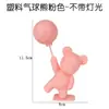 Decoración de Pastel para Hornear Cumpleaños Globo de San Valentín con Luz Oso de Confesión Decoración de Oso de Confesión Regalo Romántico para Pareja