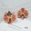 Padrão de simulação Phalaenopsis flores artesanais DIY caixa de doces de flores de seda cabeça de flor decorativa atacado arranjo de flores de casamento flores falsas