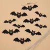 Caixa de Almoço de Polpa de Halloween Decoração de Bolo Fantasma Engraçado Demônio Abóbora Pom-pom Chapéu Pequeno Acessórios de Inserção