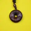 Colgante de Madera de Azufaifo Golpeada por un Rayo, Collar con Amuleto de Paz, Colgante con Hebilla de Seguridad, Diagrama de Forma Verdadera de Siete Estrellas y Cinco Elementos, Placa de Escritura Celestial Cruzada