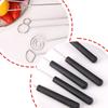 Garfo para Fondue de Queijo Chocolate Aço Inoxidável Conjunto de 6 Peças Cabo de Plástico Colher para Molho Garfo Colher de Chocolate terno