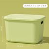 Caja de almacenamiento para artículos diversos de escritorio, para el hogar, para juguetes, refrigerios, dormitorio, sala de estar, con tapa de plástico, cesta de almacenamiento.