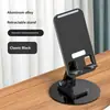 Suporte para Celular, Suporte de Mesa Dobrável Rotativo para Celular, Suporte Preguiçoso para Tablet, Transmissão ao Vivo e Assistir Vídeos