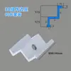 Abrazadera para módulo fotovoltaico aleación de aluminio abrazadera central abrazadera lateral panel solar generación de energía conector fijador otro