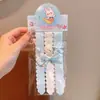 Pegatina de Flequillo de Velcro para Niñas Peine Organizador Domador de Cabello Rebelde a Cuadros Color Café con Leche Pinza para Cabello de Bebé Accesorios para el Cabello