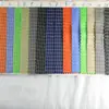 Padrão de Grade Branca, Padrão de Linhas Brancas, Bicolor Impermeável Grade Diamante Tecido Oxford 210D Grade de Quatro Cantos Tecido para Bagagem Revestido com PU