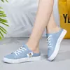 Zapatos de Lona para Mujer, Estilo Coreano Clásico, Zapatos Versátiles para Mujer, Cómodos y Casuales, Color Sólido, Tenis Deportivos Planos para Estudiantes, Venta al por Mayor desde el Fabricante