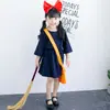 Disfraz de Halloween para Niños Ropa para Niños Vestido del Servicio de Entregas de Kiki Cosplay de Hayao Miyazaki Atuendo de Kiki para Actuación para Niñas