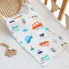 Toalha de Bebê de Gaze de Seis Camadas 25*50cm Gaze de Algodão Toalha Pequena para Bebê Recém-nascido Toalha de Rosto para Crianças Absorvente