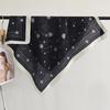 Pañuelo de Seda Estampado Retro Simple para Primavera y Verano para Mujer, Personalizado, Moderno y Atractivo, Bufanda Cuadrada Delgada Decorativa para Fotografía de Viajes