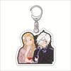 Hell Music Keychain Animação em torno de sapinhos Maru Ehai Ya Esquerda Pendurado Batalhão Guarda Gangue Zuo Chefu Zhi Pingente Acrílico