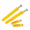Fabricante Original Pez Amarillo Pequeño Tapón de Expansión de Plástico Tubo Pegamento Tornillo de Expansión Tornillo Autorroscante