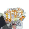 Colgante de Apoyo Doble Nombre Jun Kai y Lu Si Producto Terminado Reflectante para Manualidades Mercancía Creativa de Celebridades Accesorios de Fieltro No Tejido