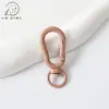 Fecho de mola de cabaça colorida transfronteiriço, fivela universal com acabamento pintado, acessórios de chaveiro DIY, fecho de decoração para pingente de bolsa