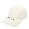 Boné de Baseball Bordado Novo Estilo para Homens e Mulheres, Design de Letras da Moda, Chapéu de Sol Macio Lavado e Desgastado, Boné de Bico