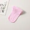 Pantalones de Encaje para Niños de Verano Antienganches y Antimosquitos de 3/4 Blancos Medias Finas para Niños