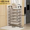 Zapatero para Uso en Casa en Sala de Estar, Balcón, Dormitorio, Mesa de Cocina Plegable Integrada, Zapatero Simple a Prueba de Polvo Giratorio de Pie para Entrada