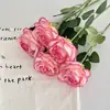Flores Artificiais Rosa Gelo Triturado Estilo Ins Atacado Rosas Azuis Decoração de Sala de Estar Dia dos Namorados Flores Falsas Arranjo de Cena para Salão de Casamento