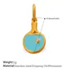 Moda Europea y Americana Estilo Vacaciones de Verano Concha Corazón Multi-elemento Colgante DIY Chapado en Oro de 18K Versátil Accesorios Dopamina