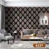 Papel tapiz de flores grandes estilo europeo autoadhesivo engrosado retro fondo de pared de dormitorio pegatina papel tapiz habitación sala de estar pared dormitorio espalda