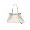 Bolsa Tote de Couro Genuíno Estilo Designer Grande Capacidade Bolsa Transversal de Mão Versátil Bolsa de Ombro Estoque Pronto de Fábrica Retrô Europeu e Americano