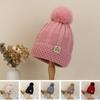 Novo estilo coreano chapéu de lã feminino ins-ins estilo japonês doce all-match pullover cap montando windproof lã forrado lua chapéu de malha