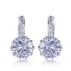 Aliexpress Amazon Estilo Coreano Versátil Estilo Simple Pendientes de Circonita Pendientes para Mujer E5510