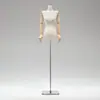 Tienda de Ropa Maniquí Femenino de Hombros Caídos Accesorios Maniquí de Exhibición de Ropa Femenina de Medio Cuerpo Soporte de Exhibición para Maniquí