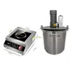Máquina Automática de Refogar Molho de Pimenta Máquina de Molho de Carne Mala Tang Misturador de Pó de Flor de Sophora Panela de Camarão Frio Aquecimento de Restaurante Catering Comercial