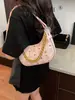 Bolso Cruzado Guti Kou Retro Transfronterizo Pequeño para Mujer, Nuevo Bolso de Hombro Versátil Monograma de Lujo Ligero, Bolso de Axila para Mujer, Bolso Cruzado
