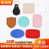 Adesivos de Patches de Couro PU, Chaveiros, Vários Patches Gráficos, Etiquetas de Couro, Adesivos Decorativos para Meias, Customização de Couro PU